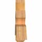 Ekena Millwork Davenport Rough Sawn Timber Gable Bracket, Western Red Cedar, 84"W x 24"H x 6"D x 6"F, 7/12 Pitch GBW084X24X0606DAV00RWR - alternate 2